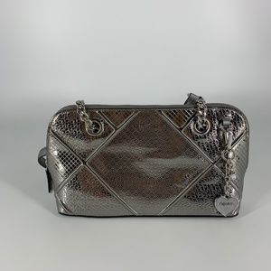 Calvin Klein Metallic Satchel